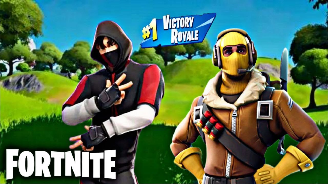 МЫ С ДРУГОМ ЗАНЯЛИ ТОП 1 В FORTNITE😱😱😱