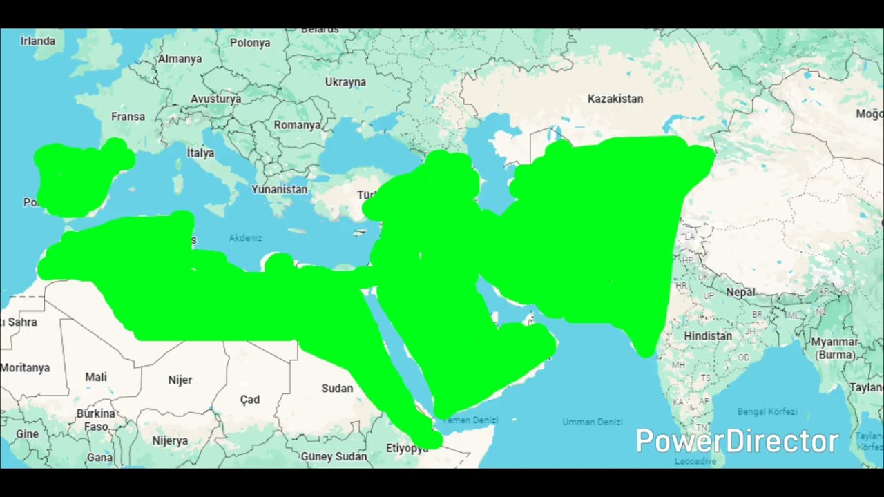 Abasi İmparatorluğu Hakkında yorum Tarih harita ABASİ İMPARATORLUĞU HARİTASI ABASİ ARAP İSLAMİYET 