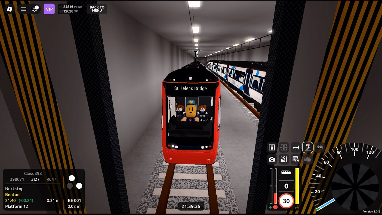 Roblox Stepford County Railway 2.3.2 - Harbour City TMD To St Helens Bridge In A Metro Class 398