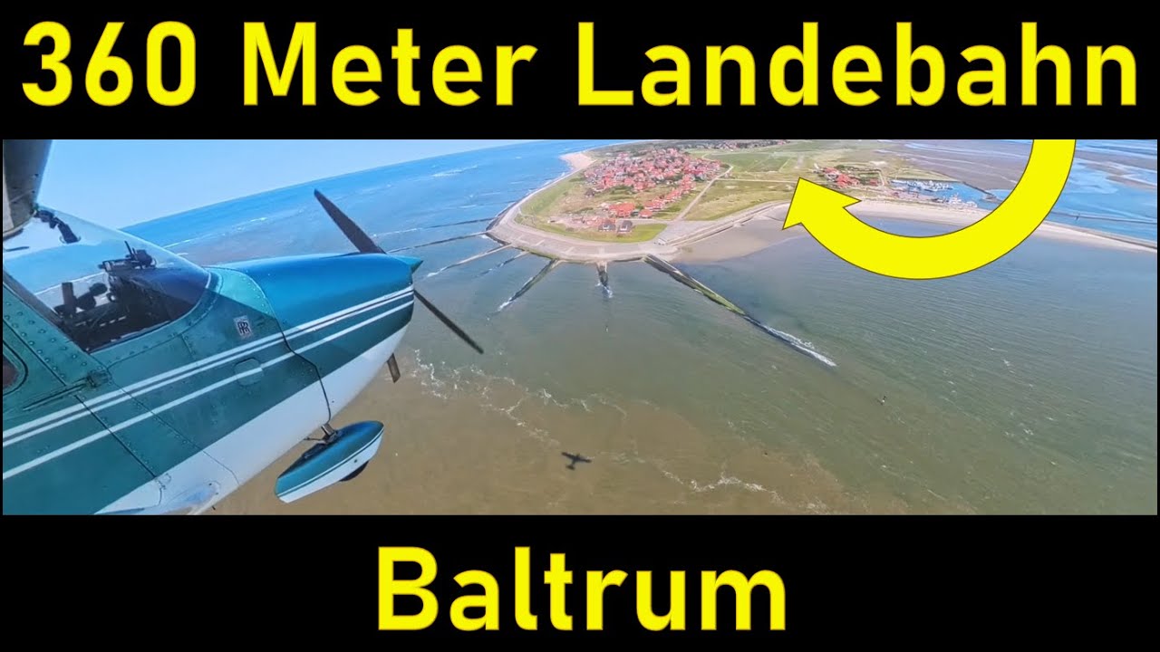 Baltrum: Anspannung bei der Landung und Entspannung auf der Insel ✈ Nordsee-Ausflug Teil 2