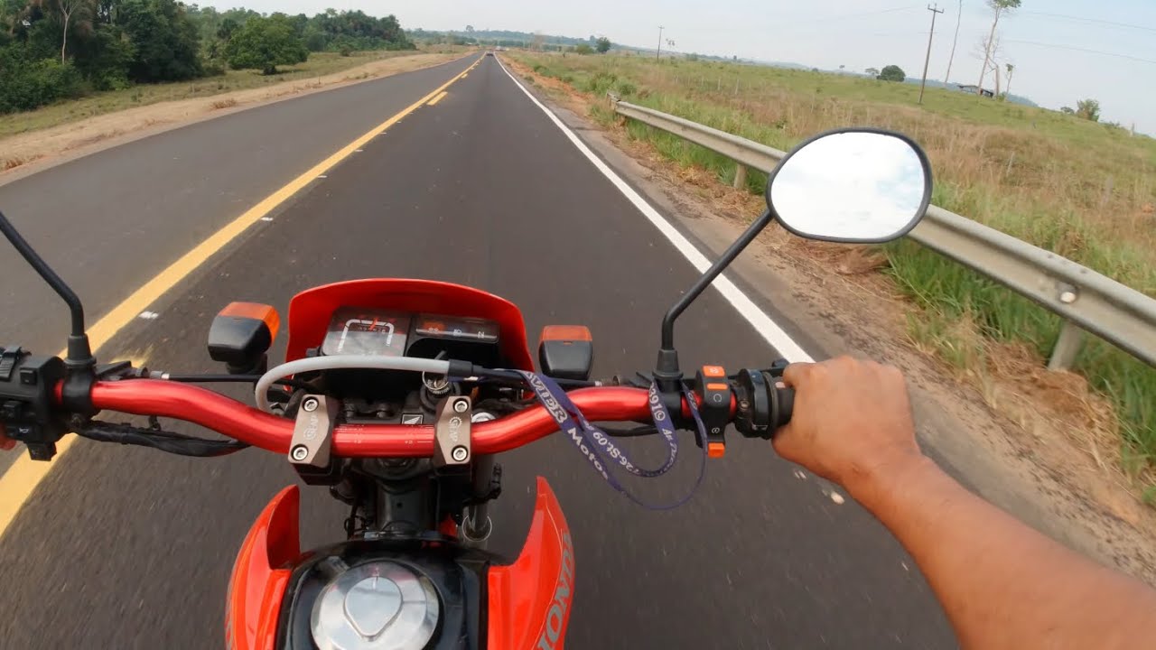 Acelerando Forte de Honda Bros 125 2004! Por muito Tempo sonhei com essa moto🤩🙏🏼