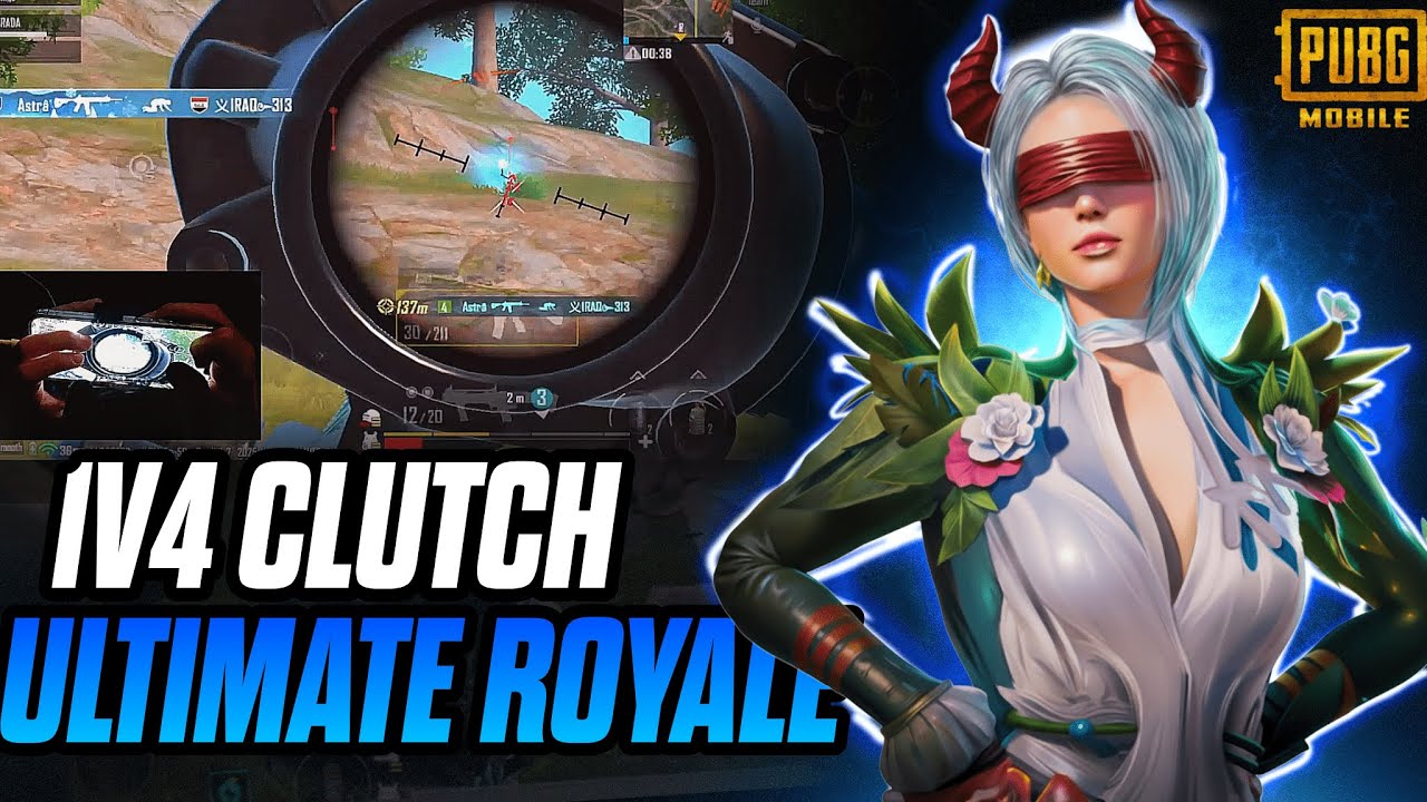 Ultimate Royale 1V4 Clutches (handcam) PUBG MOBİLE