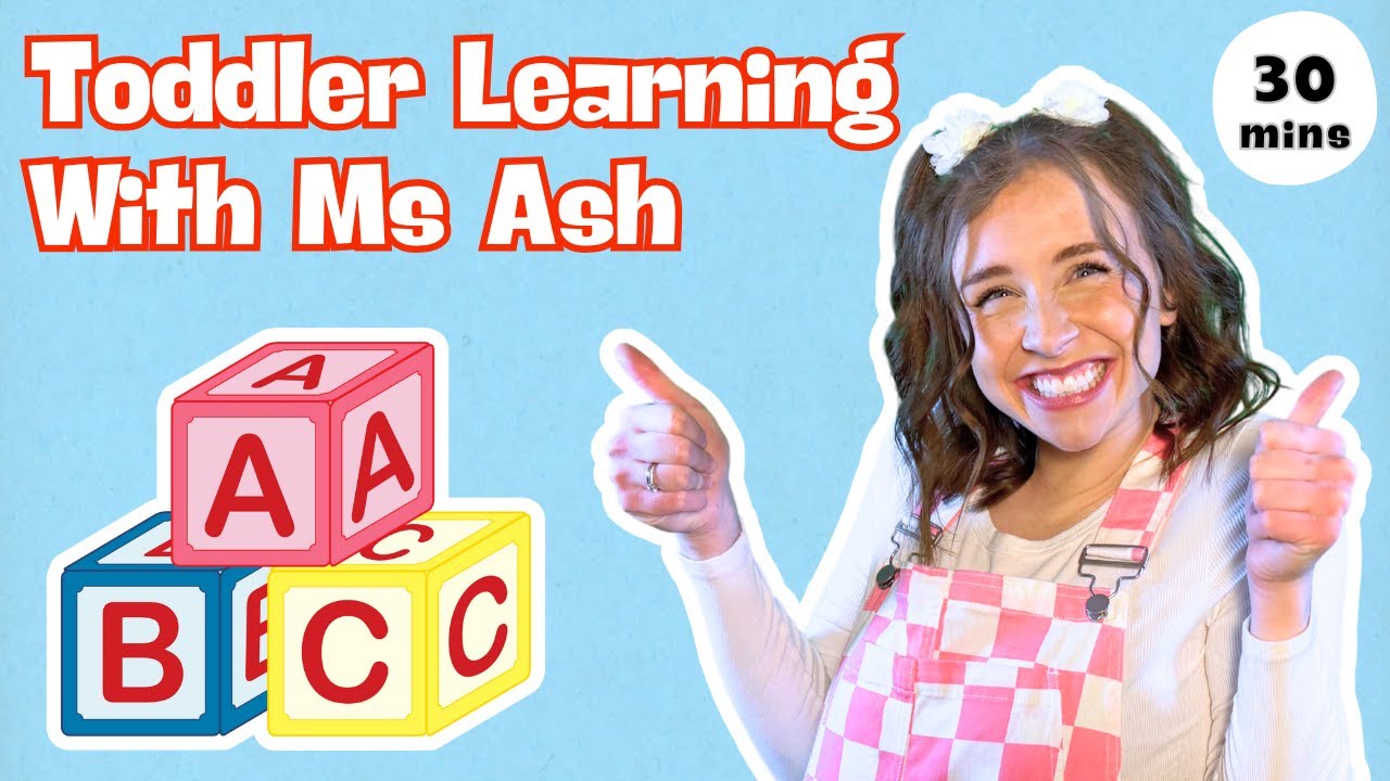 Toddler Learning with Ms Ash | Learn Numbers & ABC's | Kids Songs | Educational Videos for Kids