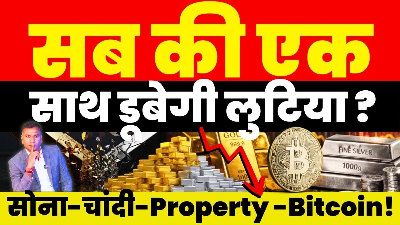 Latest News : सब की एक साथ डूबेगी लुटिया ? सोना-चांदी-Property -Bitcoin !
