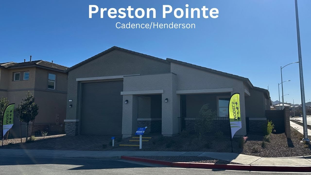 New Homes For Sale Henderson | Preston Pointe at Cadence by Lennar | Evan RV Garage 2,481sf - $631k+