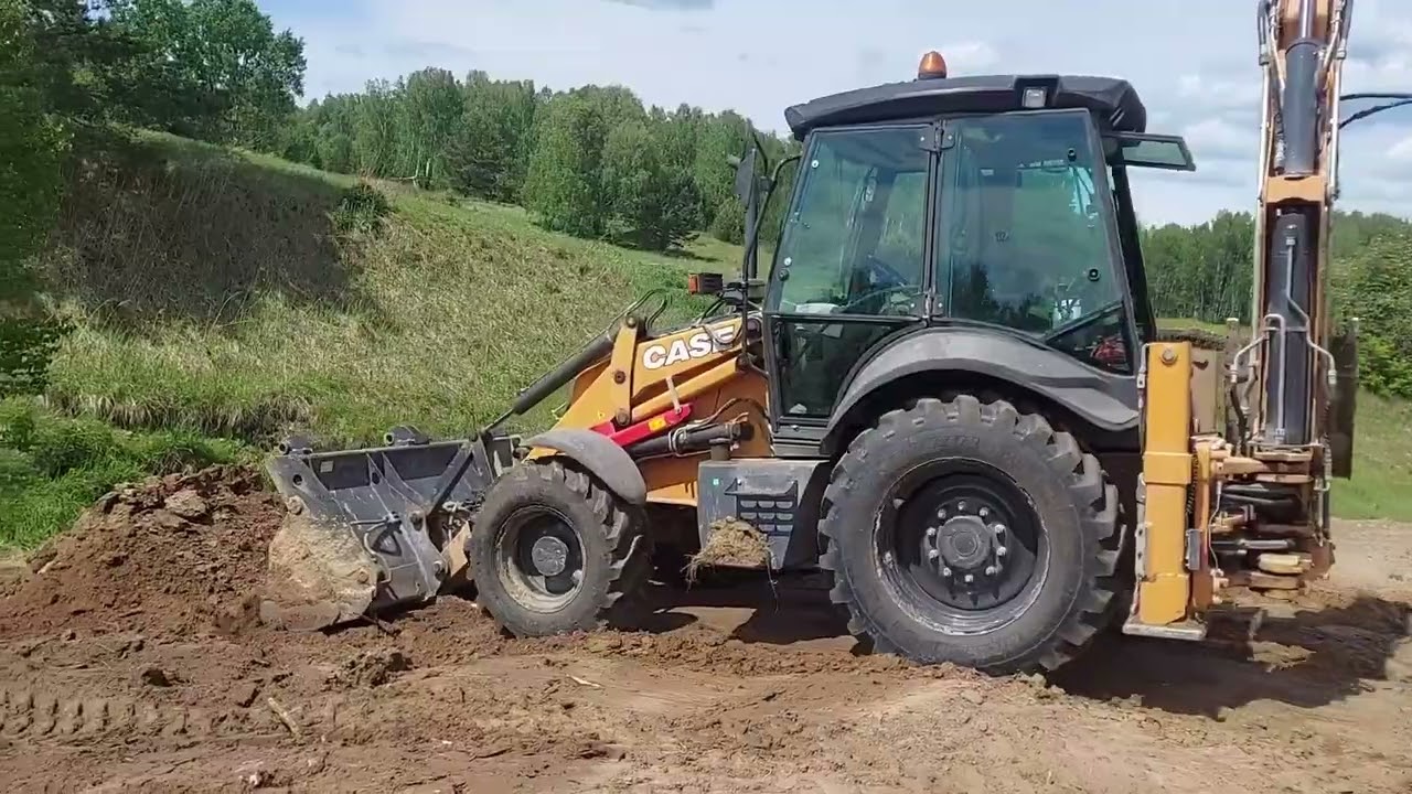 Планировка участка CASE 580ST.