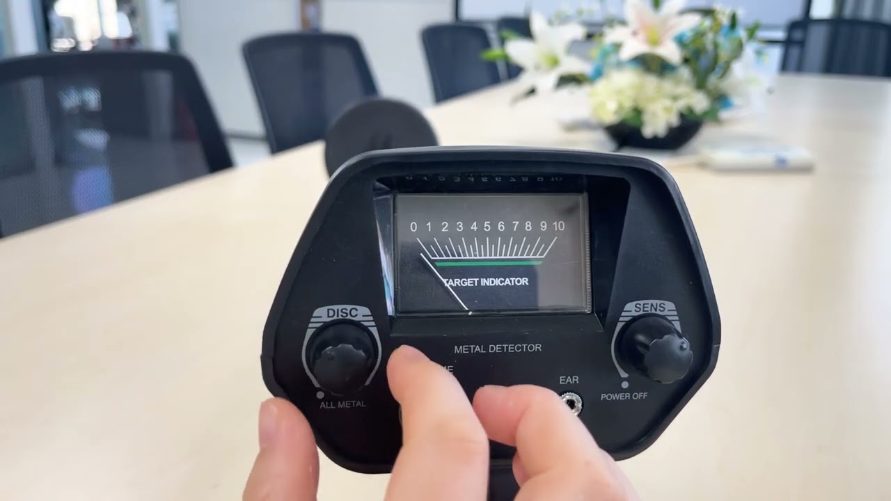 A Video for MD-4030 metal detector Adjusting & Air Test