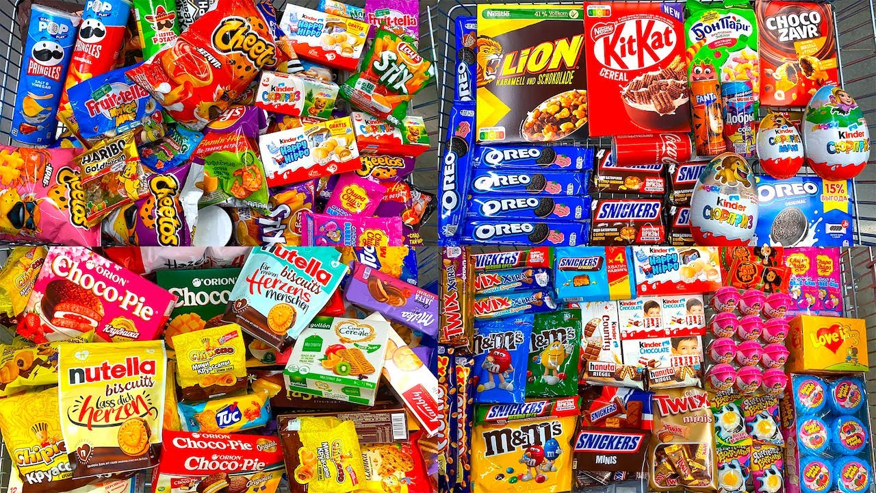 Мега Выпуск! Конфеты и Сладости 🤯! Shopping Kinder, M&M’s, Skittles,Snickers,Oreo. Compilation Video