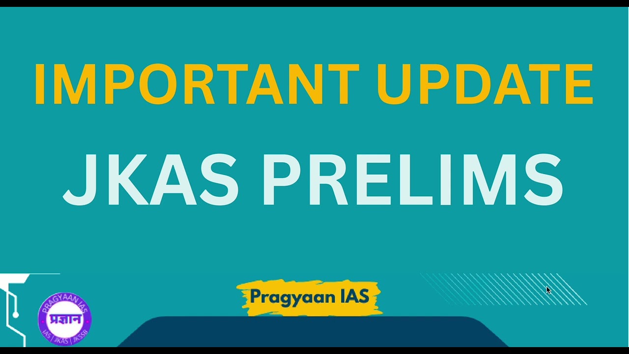 Best Strategy to Crack JKAS Prelims 2025 | Current Affairs & Mock Test Approach