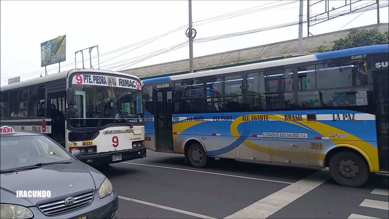 Viajando en Consorcio Rosa de las Américas - Ruta 9 por el distrito de San Miguel.