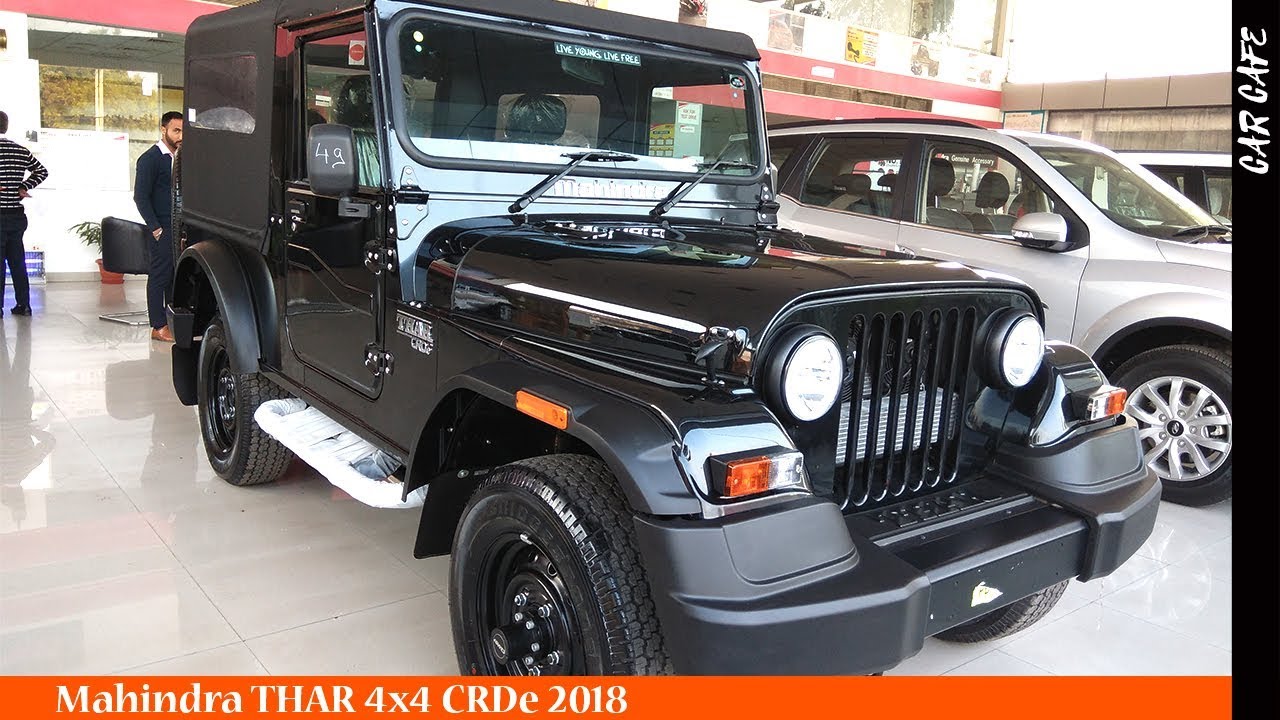 Mahindra Thar 4x4 CRDe 2018 Hindi Review || Car Cafe