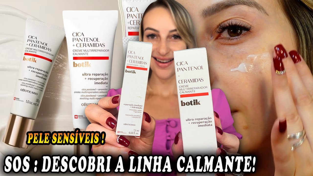 Botik Cica Pantenol e Ceramidas | Pele e Lábios Hidratados e Reparados  @boticario