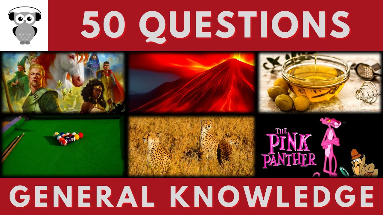 General Knowledge Quiz Trivia #240 | Dungeons & Dragons, Volcano, Olive, Snooker Table, Pink Panther