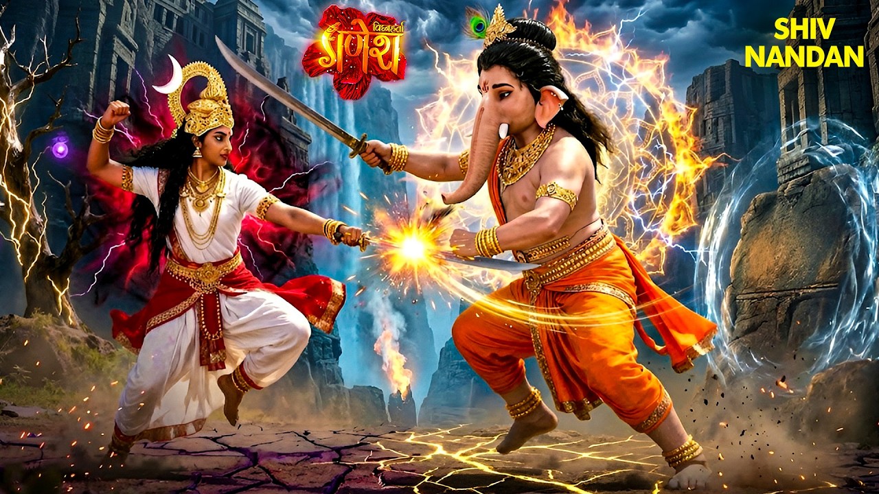 देवी पार्वती ने गजानन को सिखाई तलवारबाज़ी | Vighnaharta Shri Ganesha | Shiv | Hindugod | Hindudeity