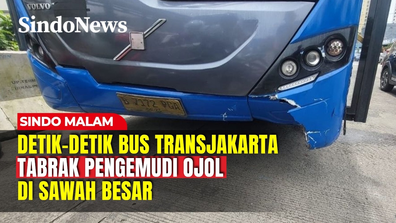Kembali Terjadi, Transjakarta Terlibat Kecelakaan dengan Ojol | Sindo Malam | 24/02