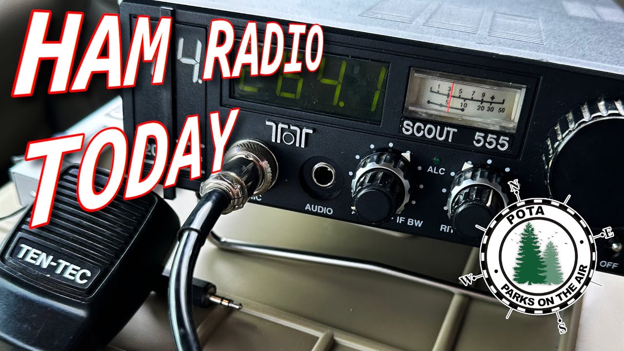 POTA Activation with a Ten Tec Scout 555 Transceiver at park US-2169 on both CW and SSB!