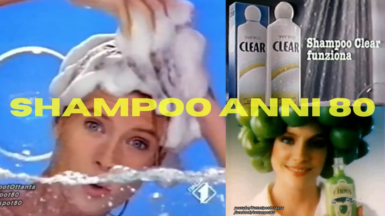 10 SPOT di SHAMPOO ANNI 80 🧴