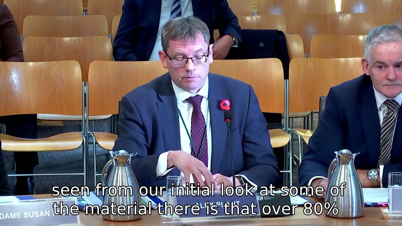 Monica Lennon MSP asks Scottish Water CEO if dry spilling is a bigger issue than the data indicates.
