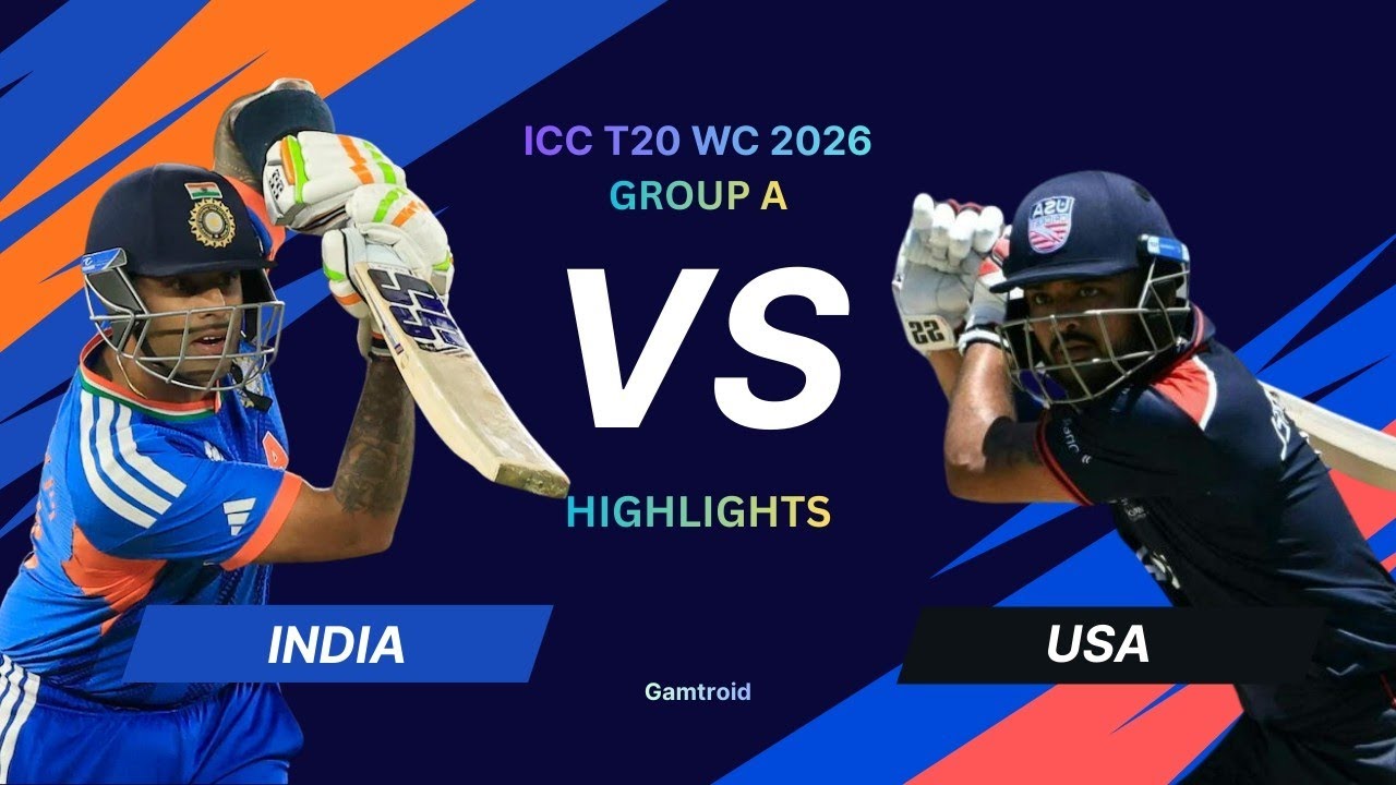 ICC WORLDCUP 2026#REALCRICKETSWIPE IND VS USA HIGHLIGHTSLive streaming of SR Gamer Sudio