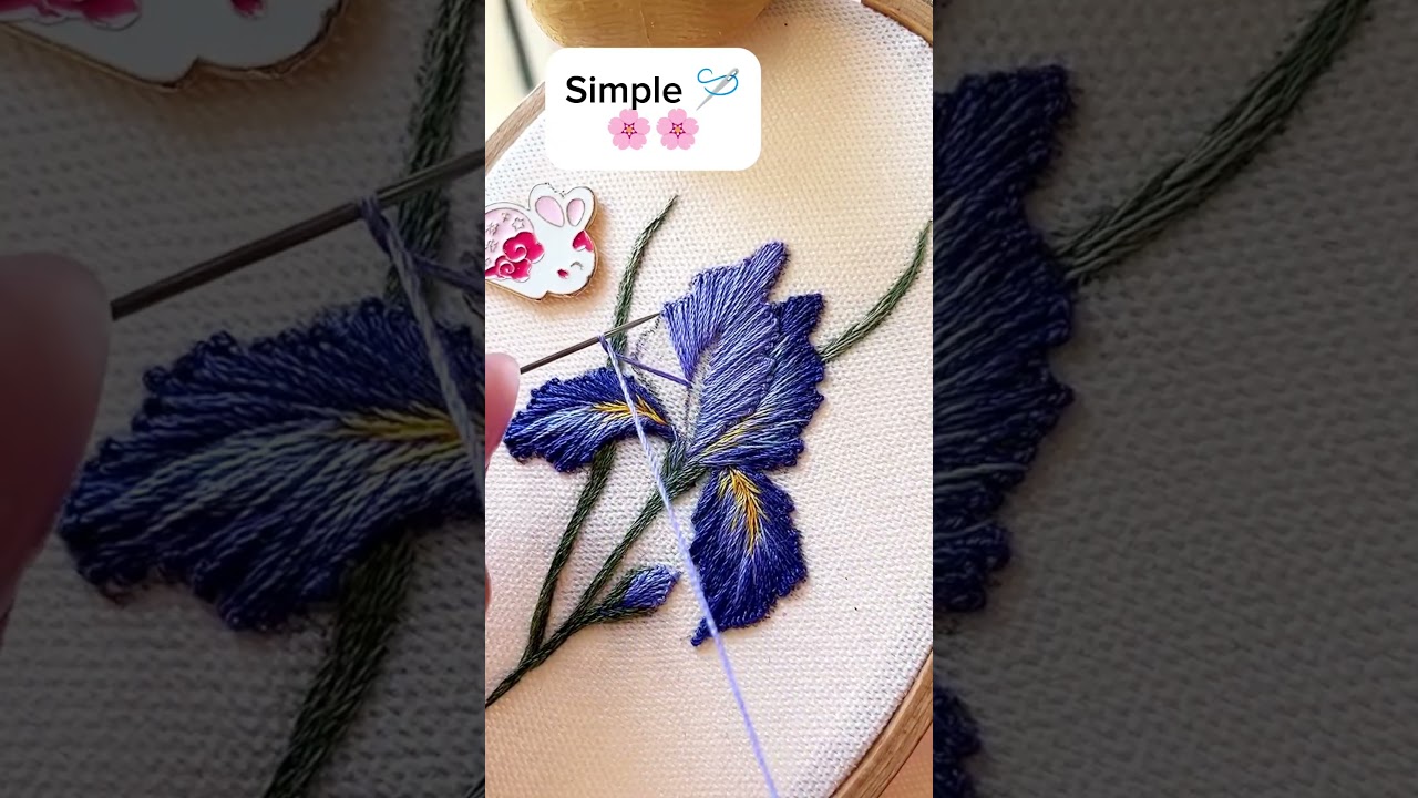wow! Amazing hand embroidery tips #shorts #trending #viral #new #foryou #video #ytshorts