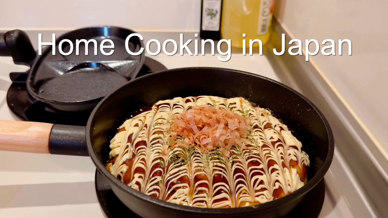 Домашнее окономияки. Спокойная жизнь в Фукуоке 🍳🇯🇵 (Житель Фукуоки🍜 WH кореянки начинается. 16)