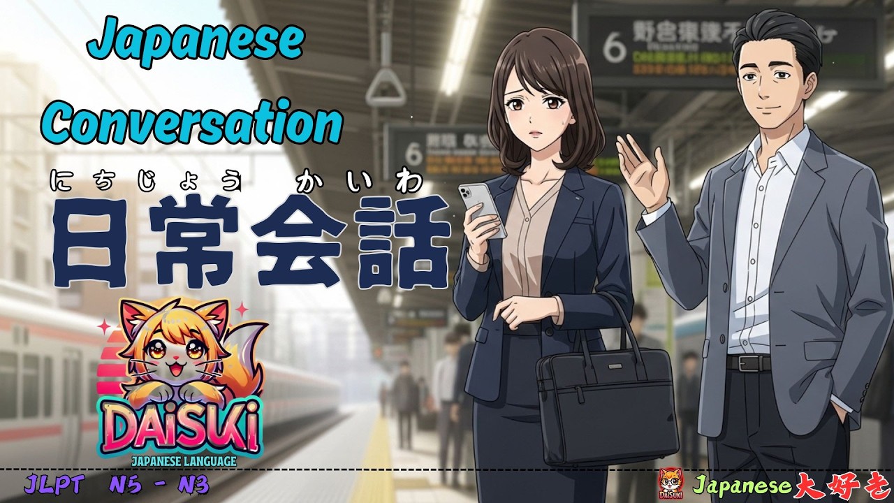 電車遅延で会社にどう連絡する？ |N3 Japanese Conversation