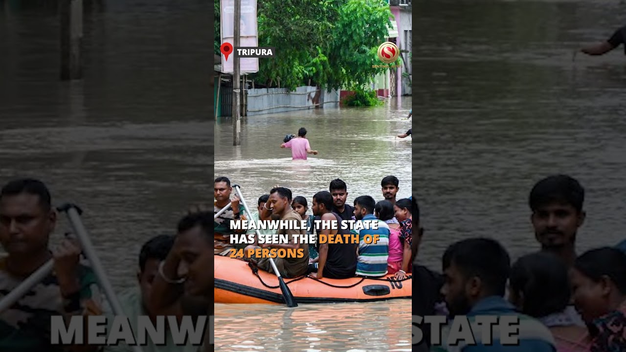 NDRF Teams Evacuate More Than 100 Persons From Tripura