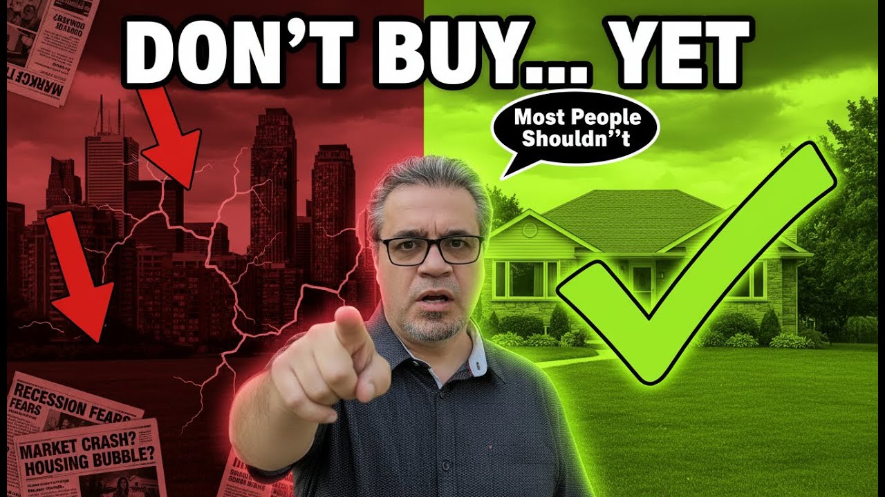 Why Most People Should NOT Buy a Home in the GTA Right Now - Buying a house for the first time