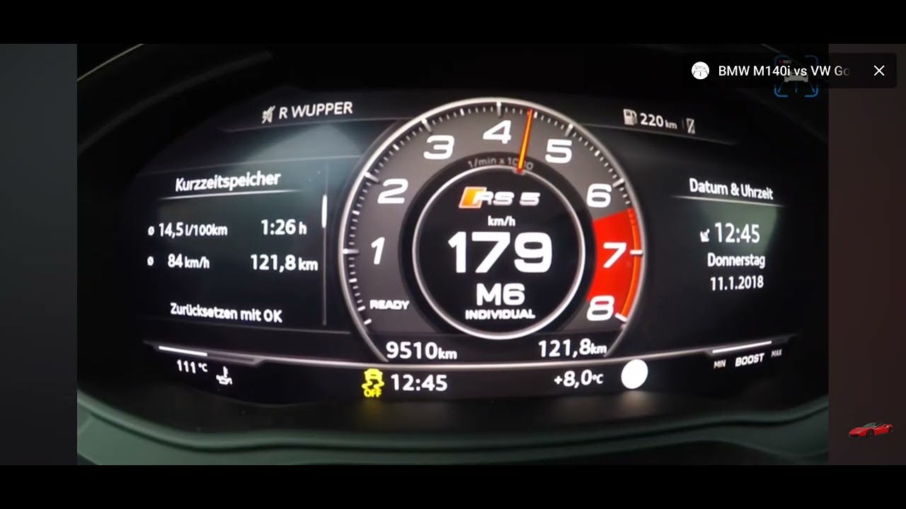 #154 Audi RS5 V6 2.9 Turdo TFSI Manhart 500HP 0-284km/h