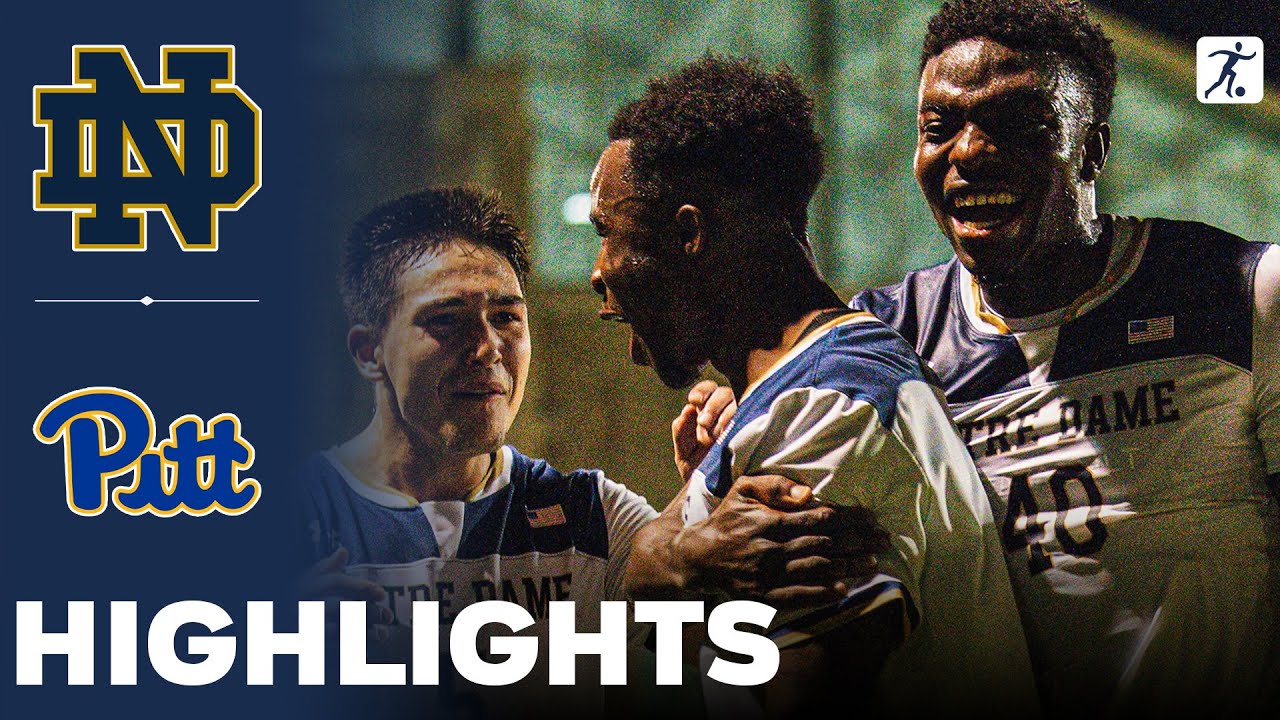 Notre Dame vs Pitt | NCAA College Soccer | Highlights - October 27, 2023