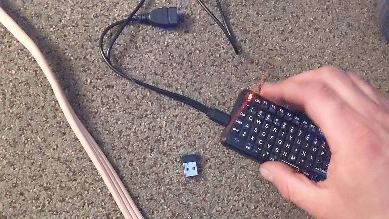 re-pair Rii wireless keyboard in case you lose your dongle or if you have a unstable pairing