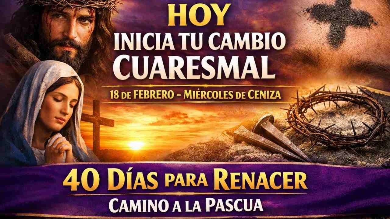 HOY 18 de Febrero inicia tu Cuaresma REAL | No llegues igual a Pascua 🙏
