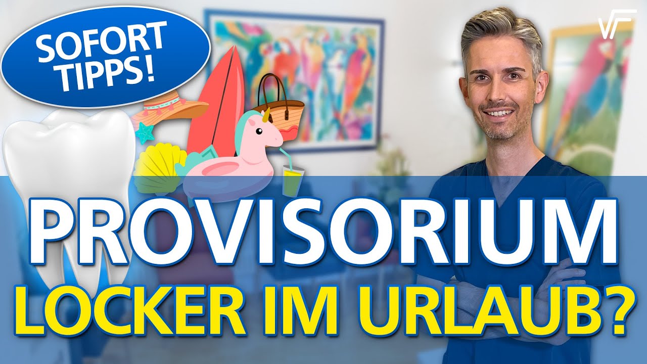 Hilfe mein Zahn Provisorium ist locker! Sofort Hilfe im Urlaub oder zu Hause!