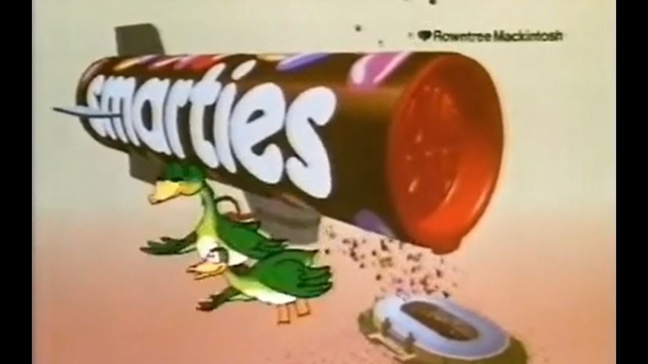 1987 Smarties Only Smarties Have the Answer Advert