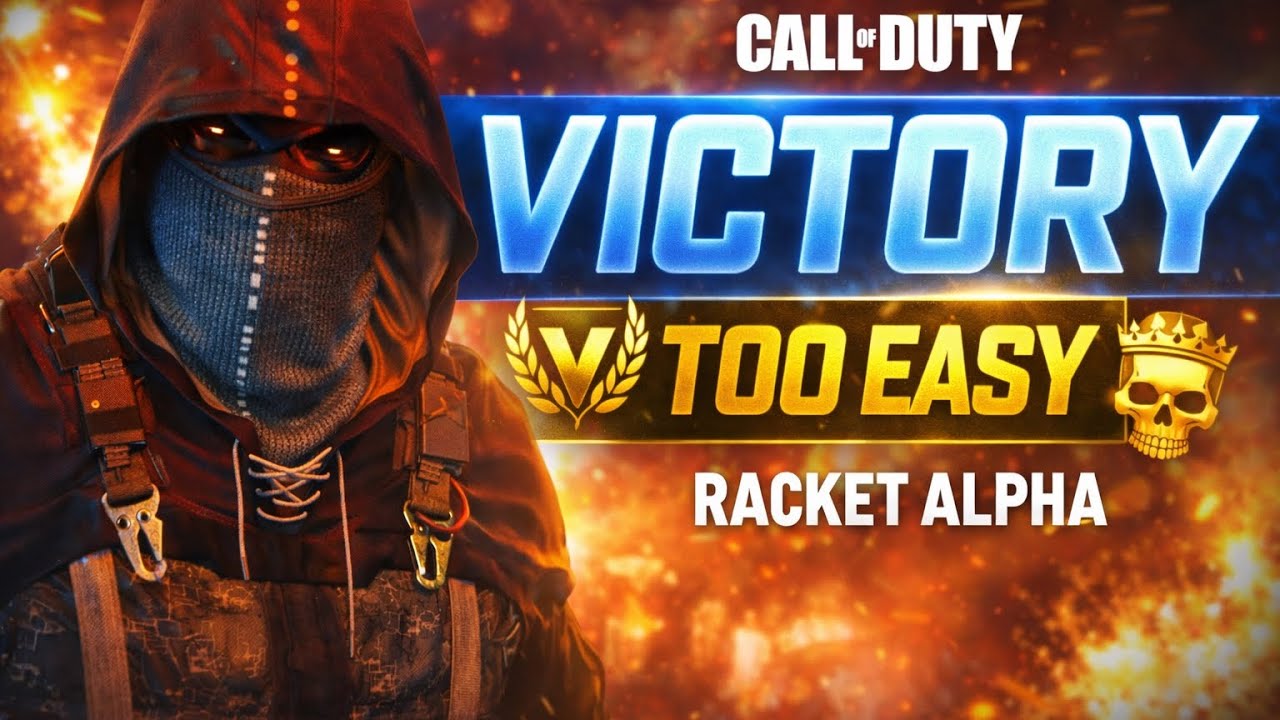 RACKET ALPHA IS UNSTOPPABLE 😈 Warzone Victory | TOO EASY