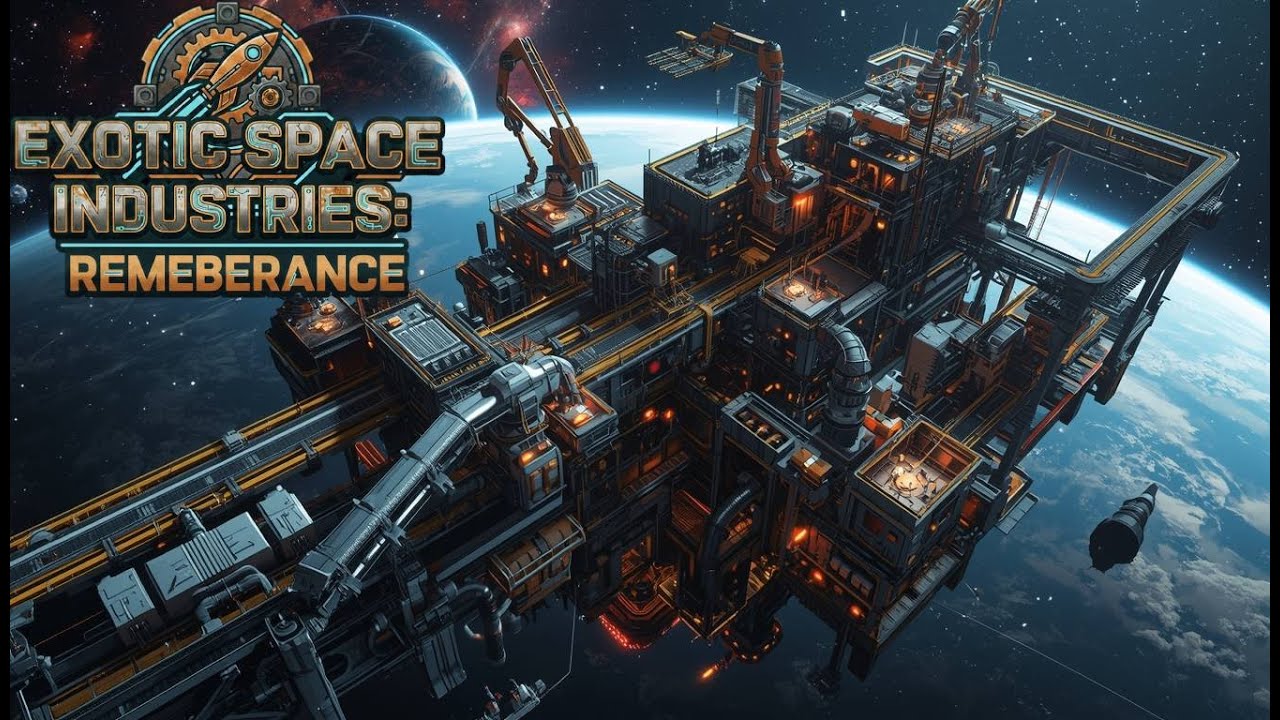 Прохождение Factorio с модом Exotic Space Industries: Remembrance  Стрим 2