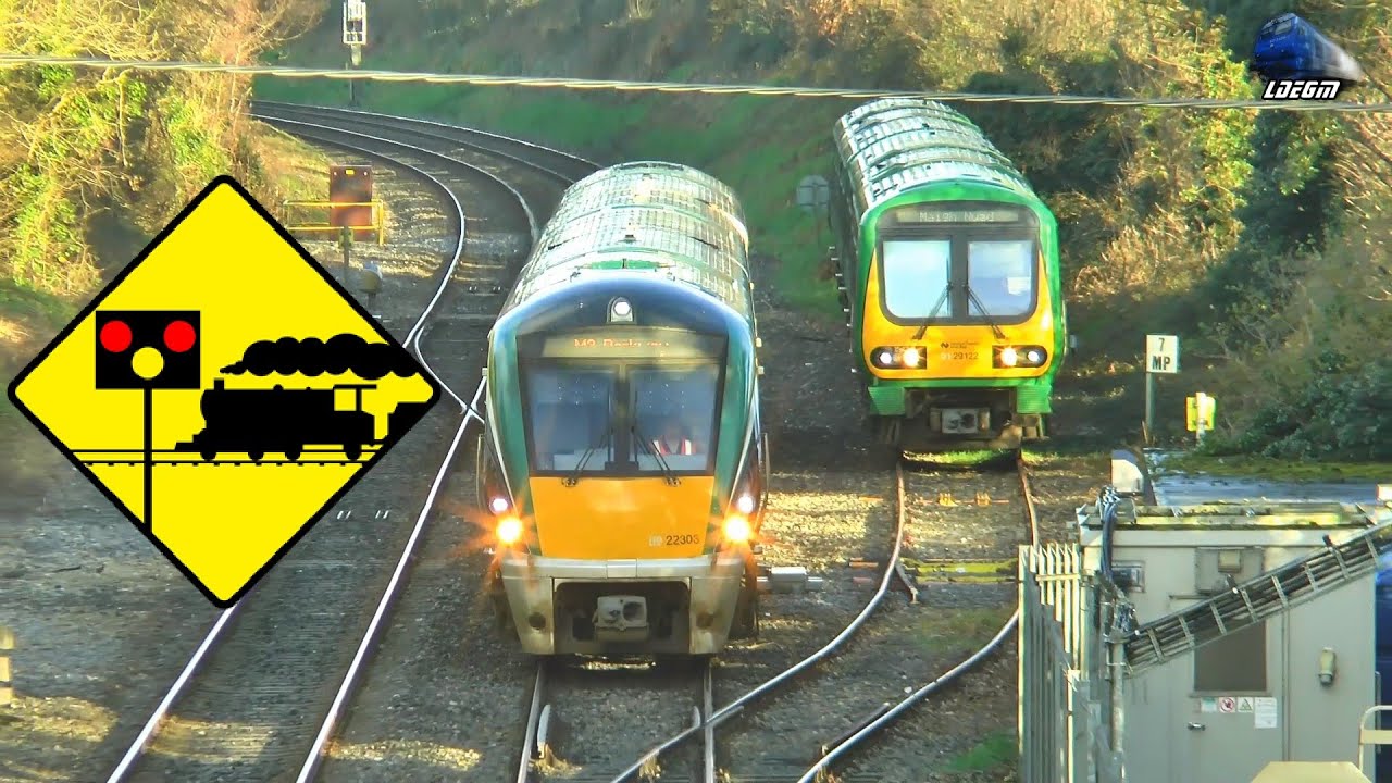 🚦🚄 Faulty Signals and Trains in Clonsilla Station, Dublin - 16 March 2023