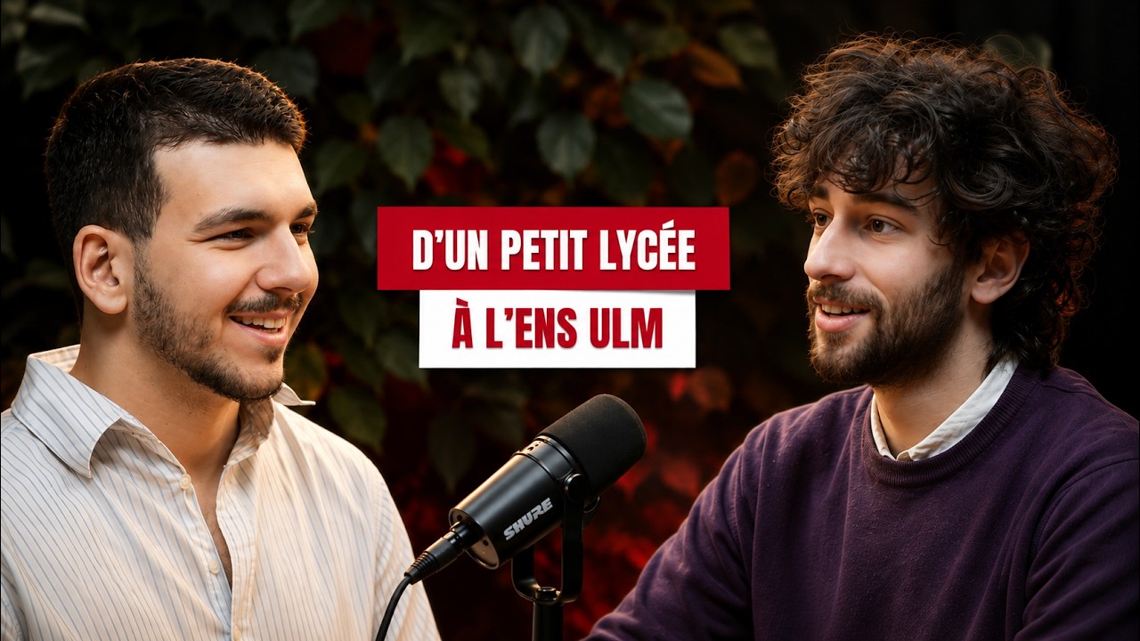 Il intègre l'ENS Ulm avec 16,5 de moyenne