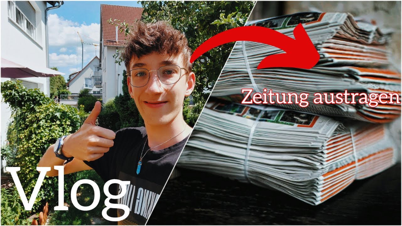 Ein TAG in MEINEM LEBEN! (Zeitung austragen, Schule & mehr)