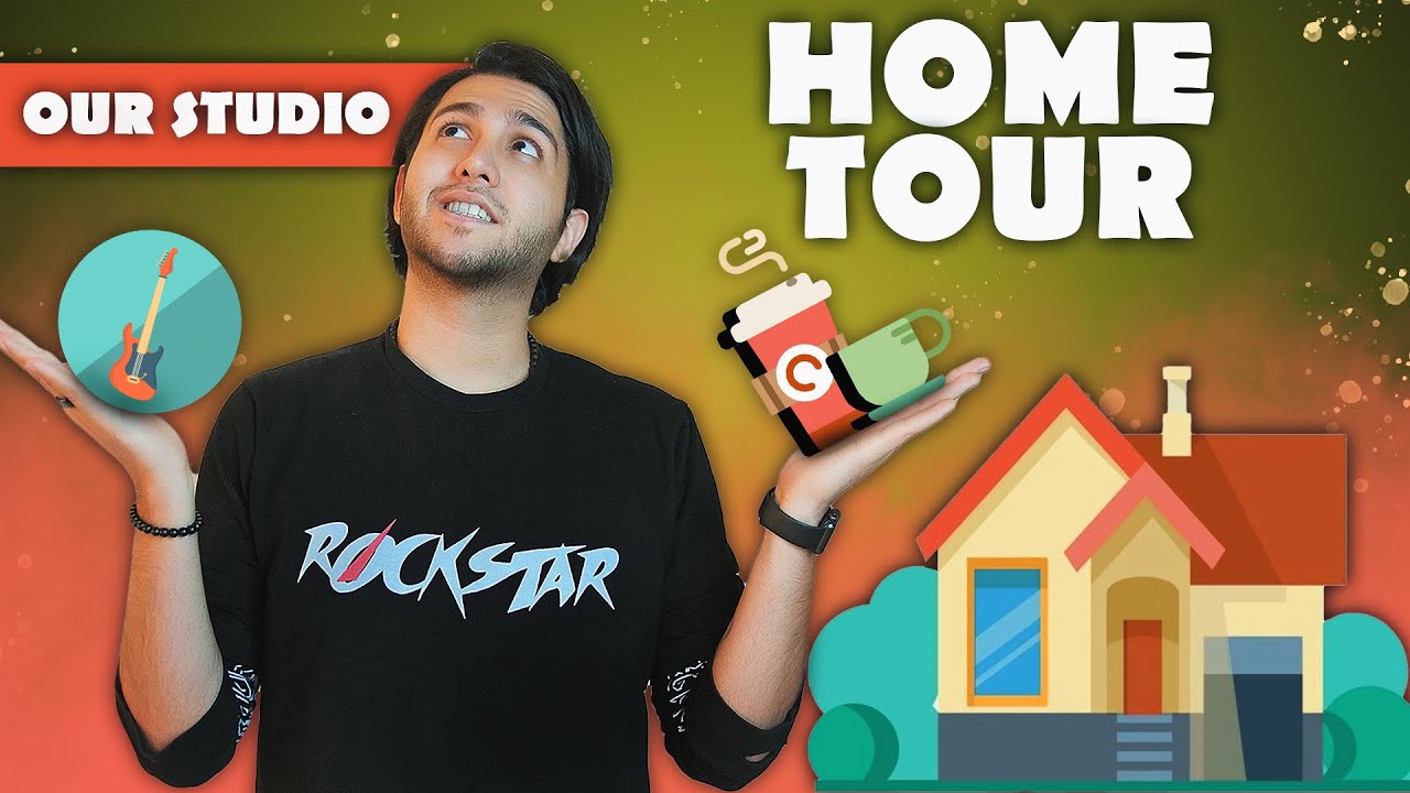 Home Tour And Studio Tour Of TVS Bro's -  تور خانه و استودیو تی وی اس