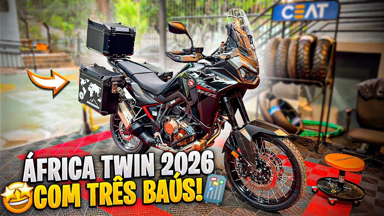 NOVOS ACESSÓRIOS PARA AFRICA TWIN 2026 😍🙅🏽‍♂️