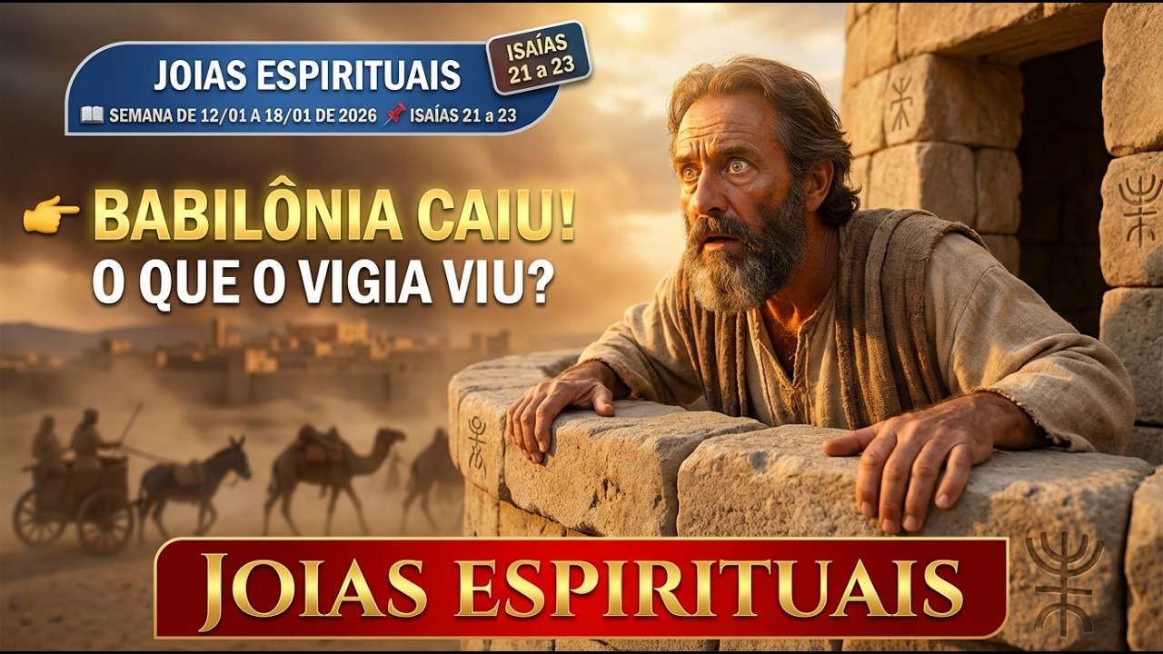 ISAÍAS 21 a 23 | Joias Espirituais | O Que o Vigia Viu Mudou a História?