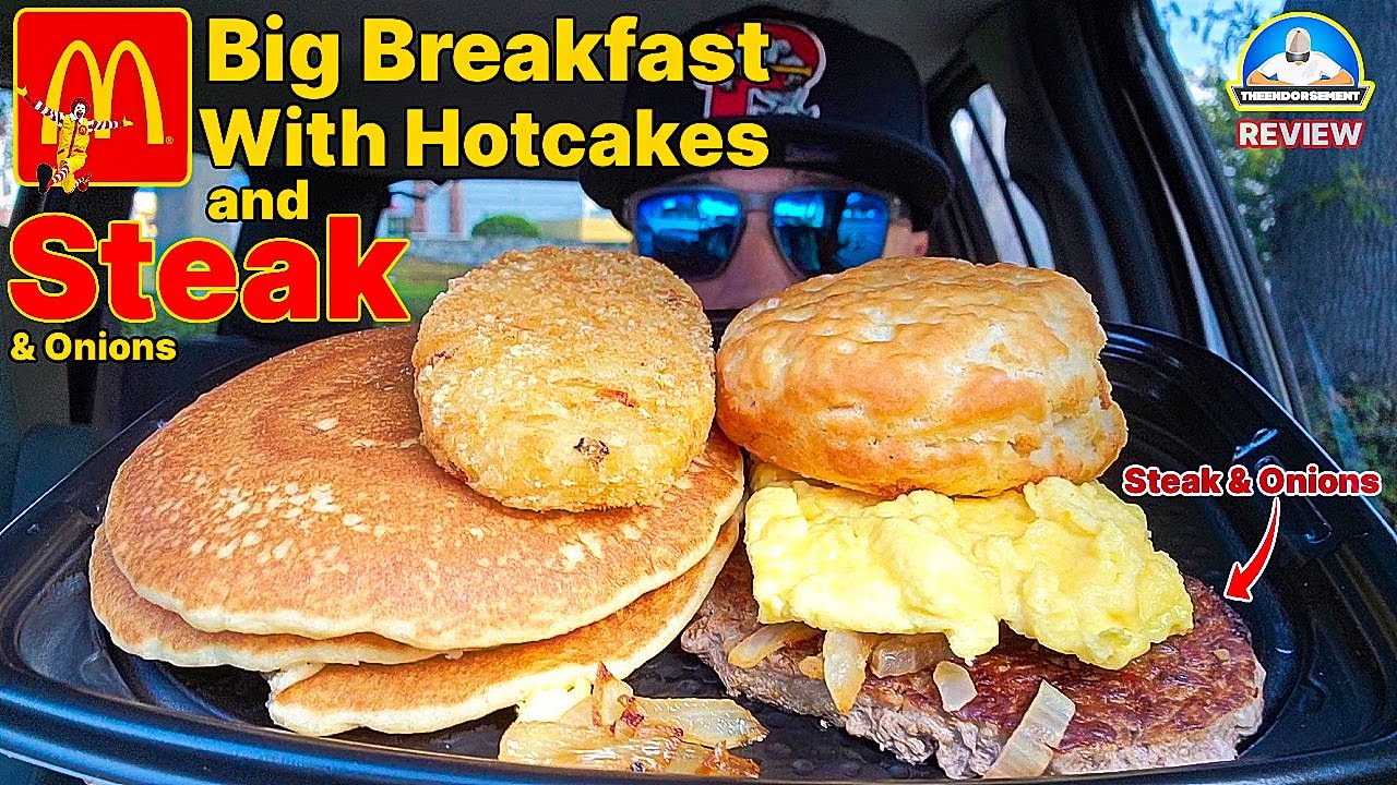 McDonald's® BIG Breakfast With Hotcakes & Steak! 🥞🍳🥩 | theendorsement