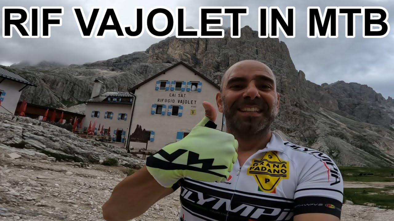 Al Rifugio Vajolet in MTB