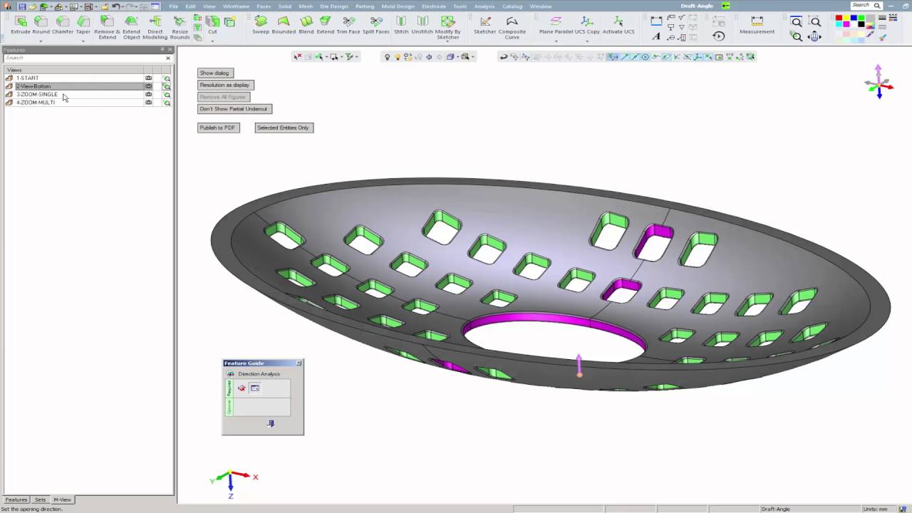 Direct Modeling  - Draft Angle