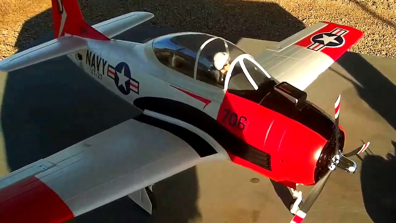 FMS T-28   Speed Tests With 4,5 & 6 Cell Batteries on 01-06-20