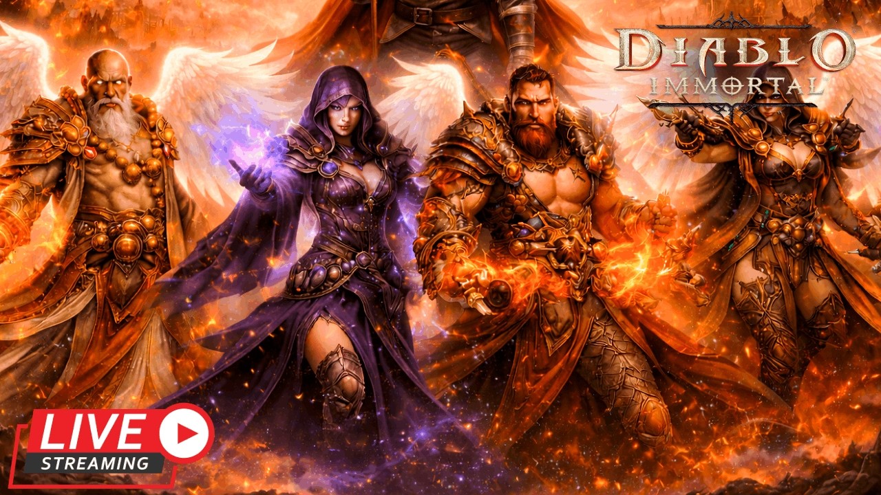🔴LIVE ON - BALLENAS DE NA EN PARO? SIGUE LA POLEMICA EN BR  - SV/BR PVP/PVE!| Diablo Immortal |