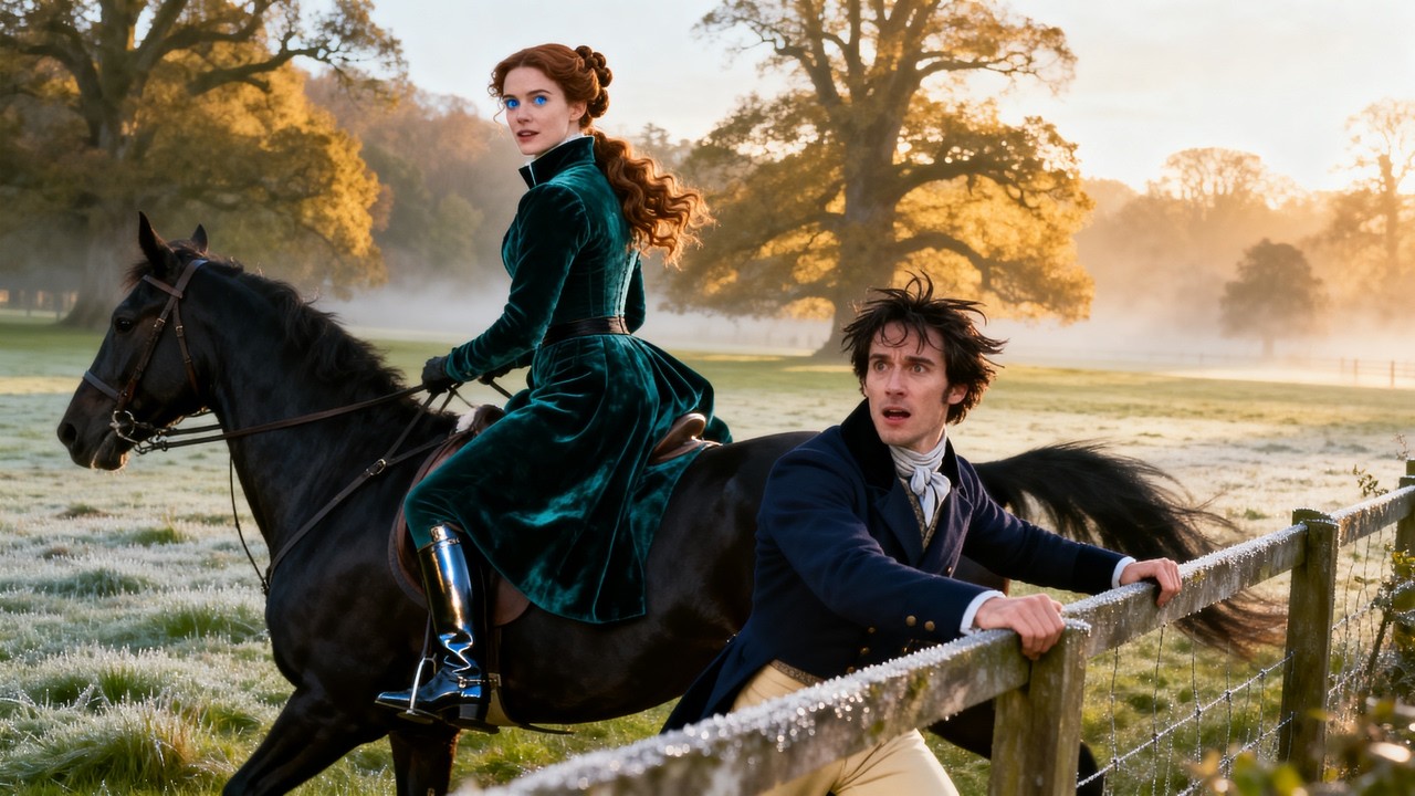 Маркиз требовал послушания... она укротила его жеребца и уехала