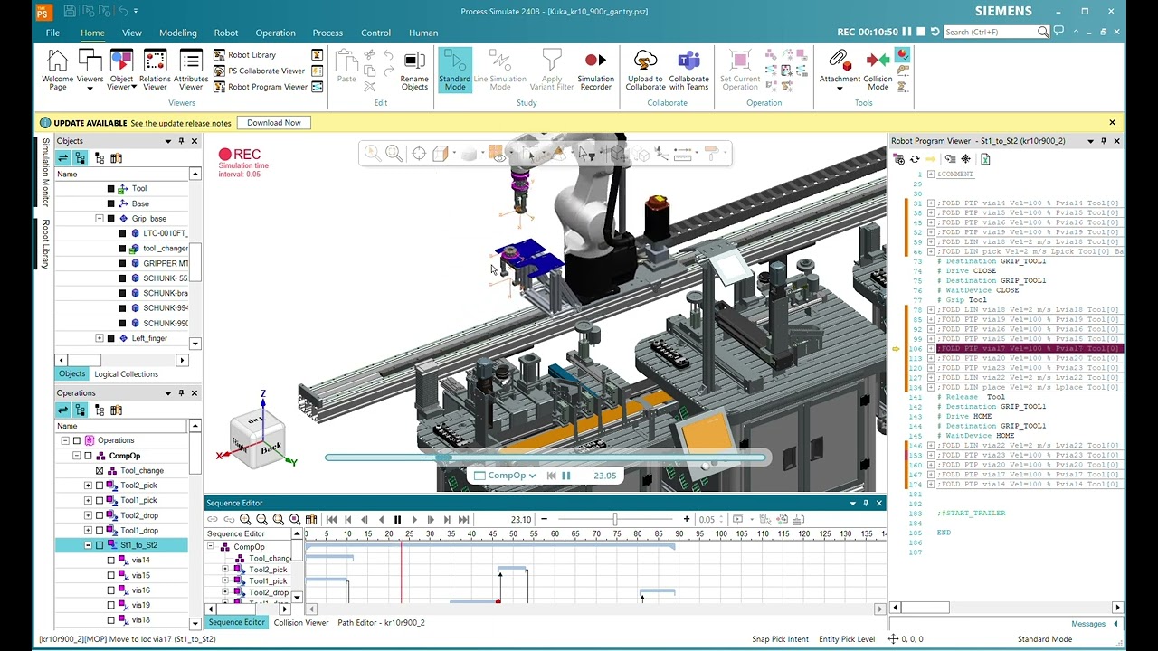 Tecnomatix Sample Program for Hytech Smart Factory