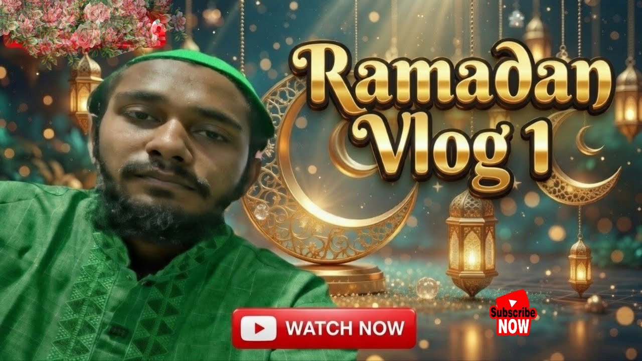রমজানের দ্বিতীয় দিন প্রথম ব্লগ নিয়ে হাজির হয়ে গেলাম আপনাদের মাঝে 🥰 Emdadul Bro ..  Ramadan Vlog